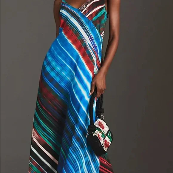 PLENTY By TRACY REESE x ANTHROPOLOGIE Printed Maxi Slip Dress - Picture 2 of 10